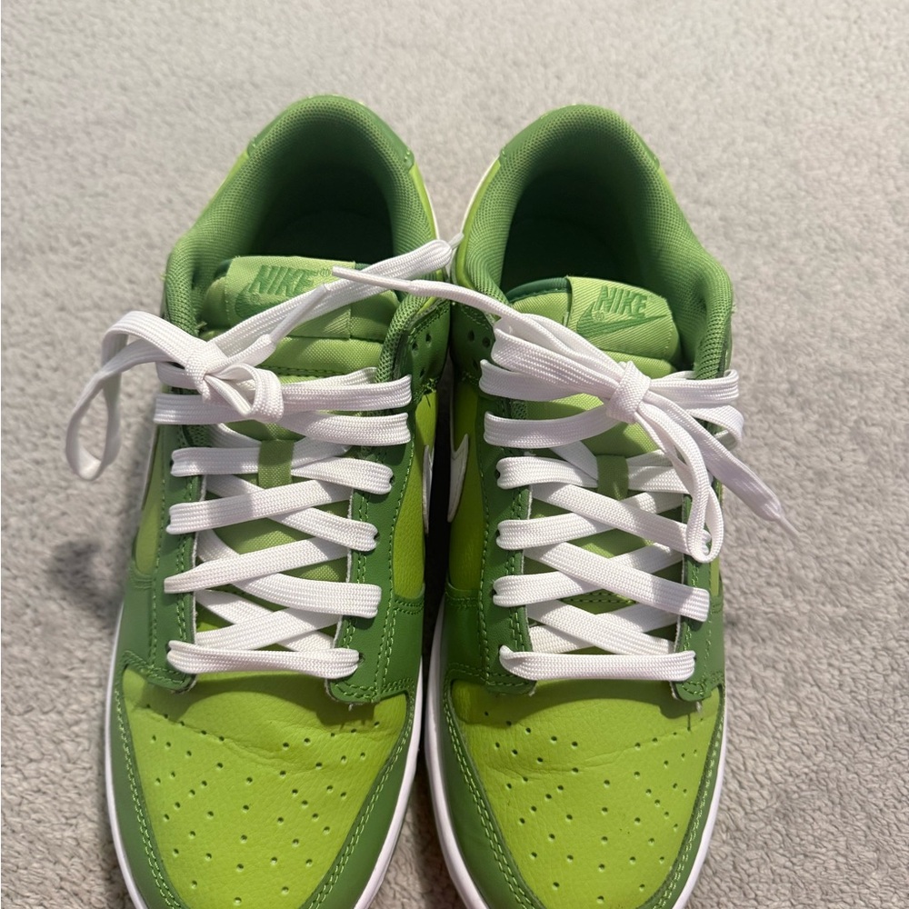 Nike Lime and White Athletic Shoes